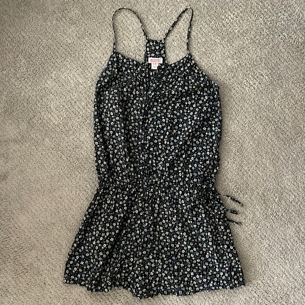 Mossimo Supply Co. Racer Back Floral Romper